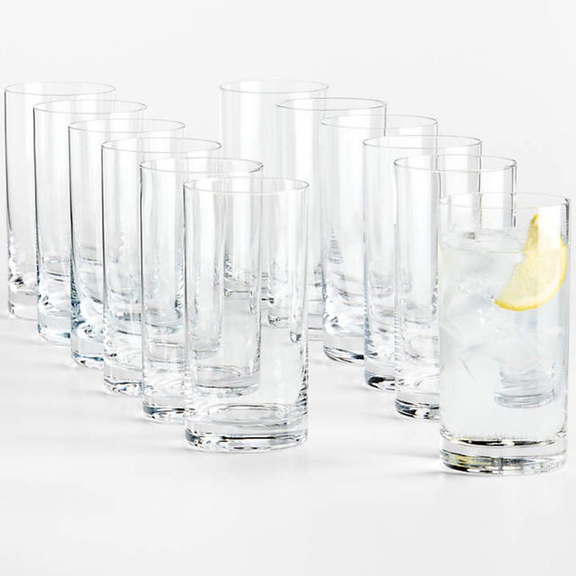 Aspen 18-Oz. Highball Glasses, Set of 12