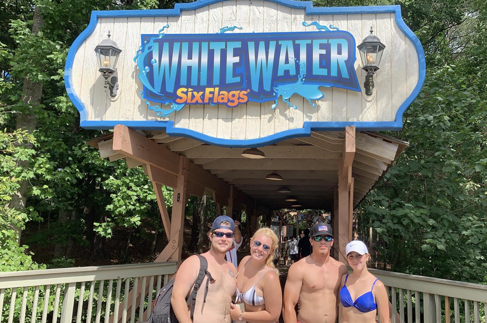 Day trip to white waters with Morgan and Matthew