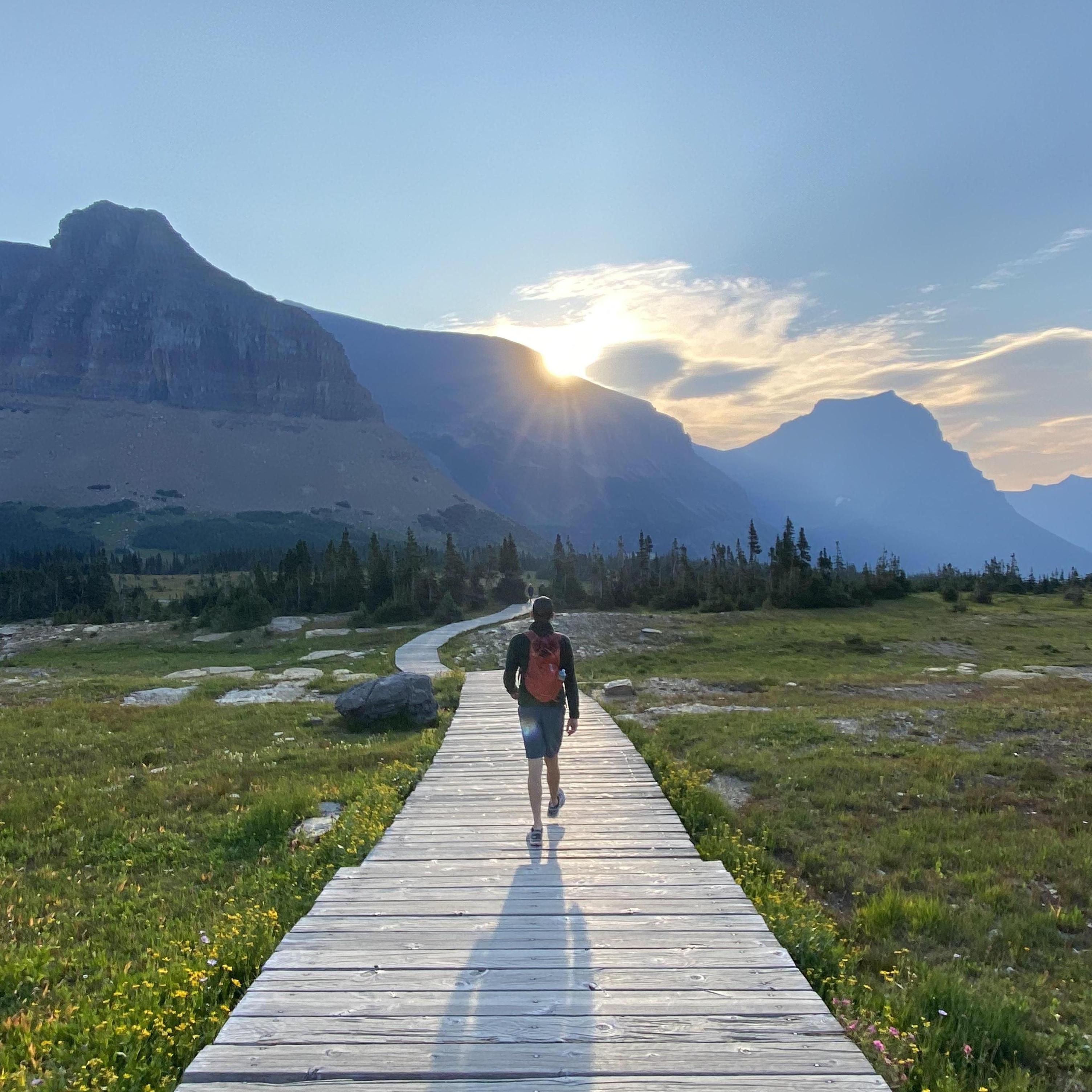 3 trails, 2:30am start in the morning, 1 day of gorgeous views at Glacier National Park
