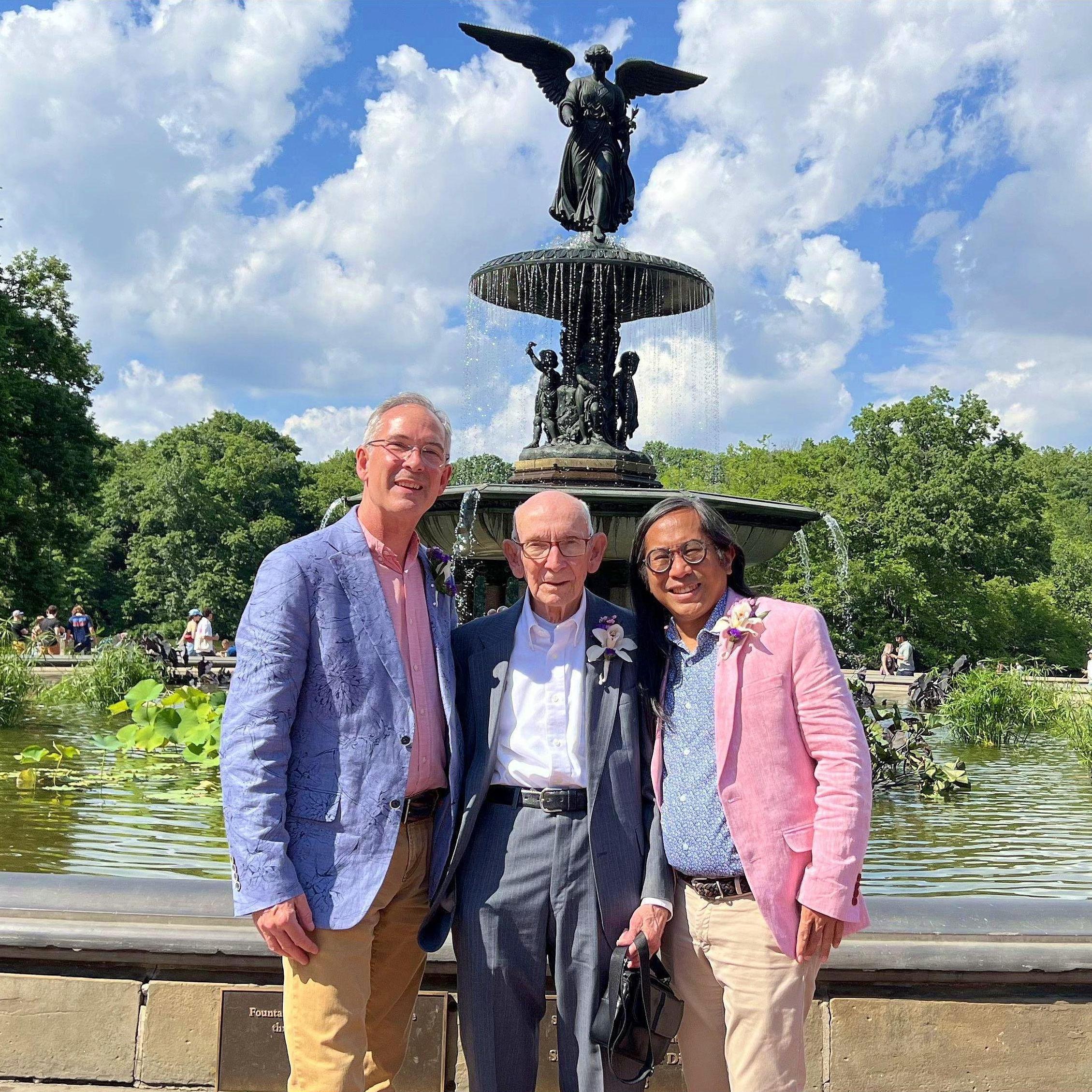 had a photo at Bethesda Fountain, our favourite spot at the park