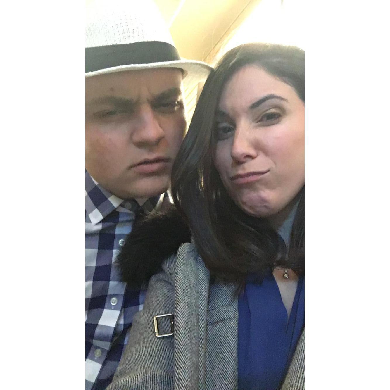 Holiday photo shenanigans.