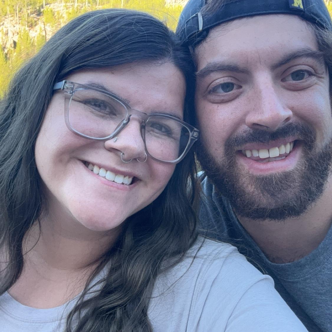 Just us, happy and in love. Yellowstone. Wyoming