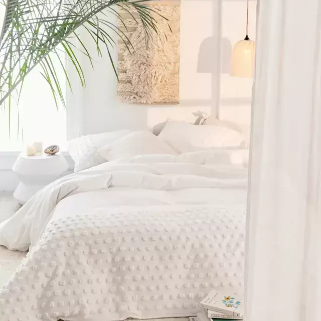 Tufted Dot Duvet Cover