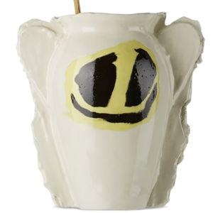 DUM KERAMIK - Off-White One Smiley Face Vase