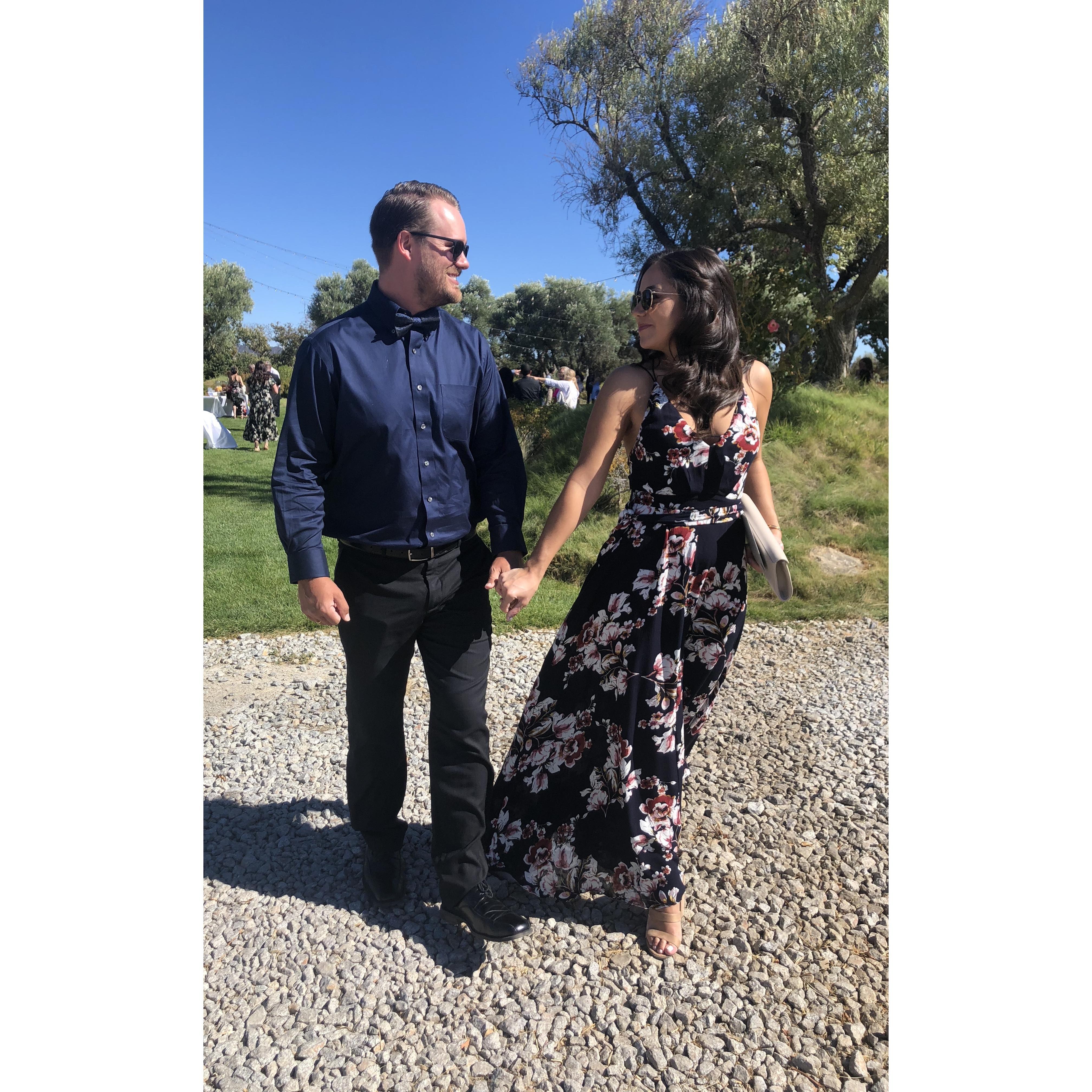 At Matt and Tori's wedding!
