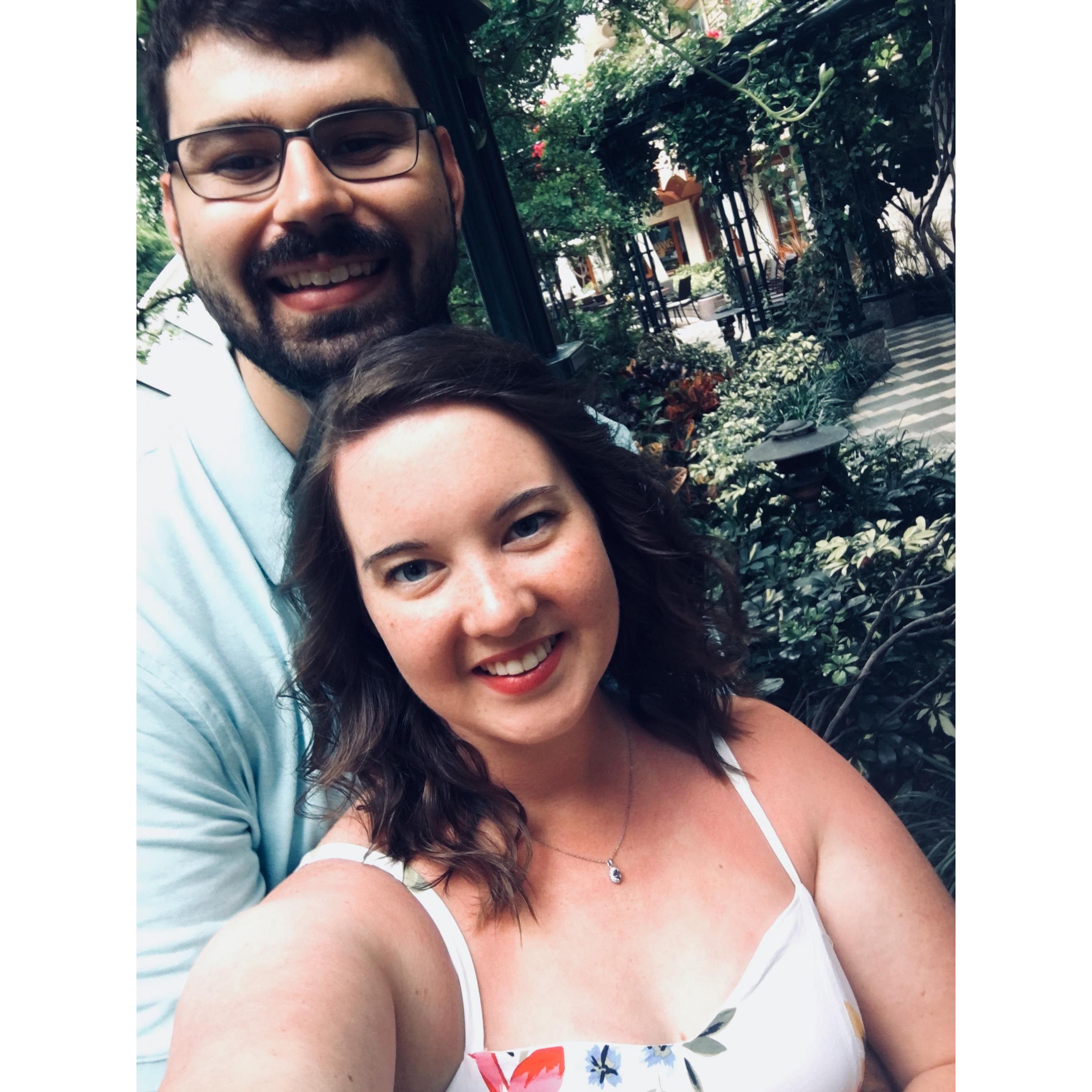 Feeling Beautiful in the Garden on the Ship