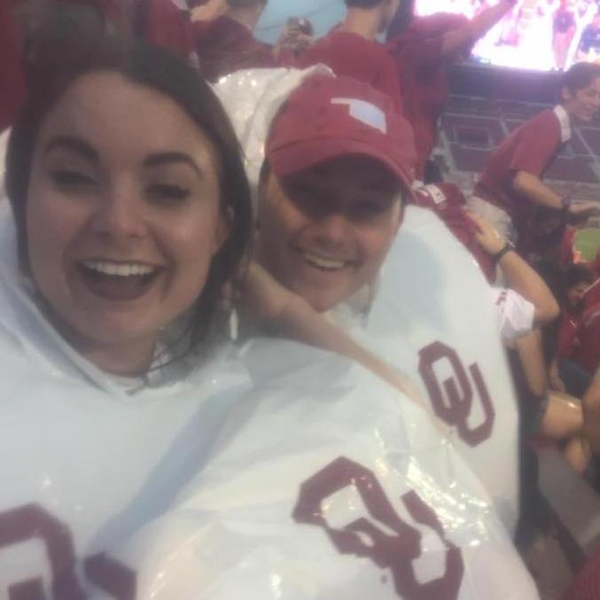 We are loyal Sooner fans!  Rain or shine!