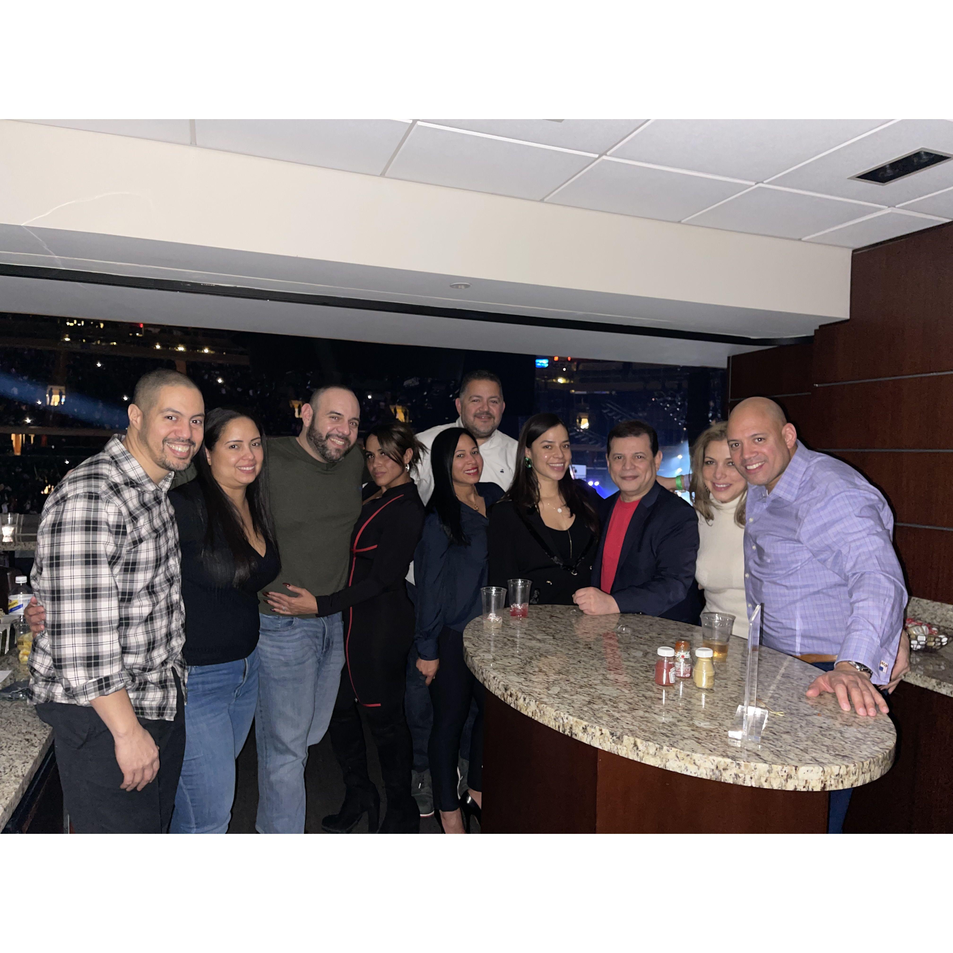 "The suite life" with Ozzy and friends. Live music is something we both enjoy tremendously!