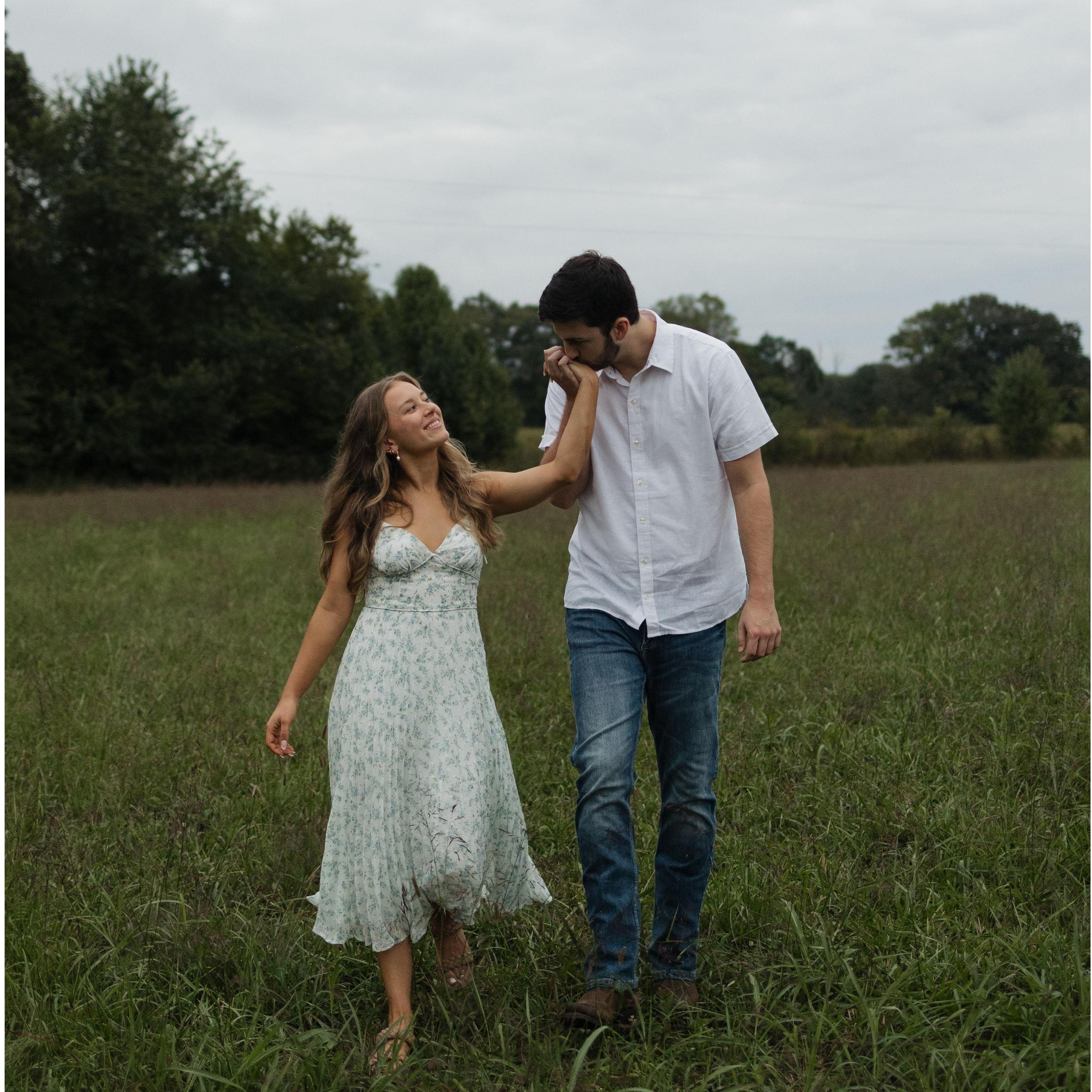 Our sweet engagement photoshoot.