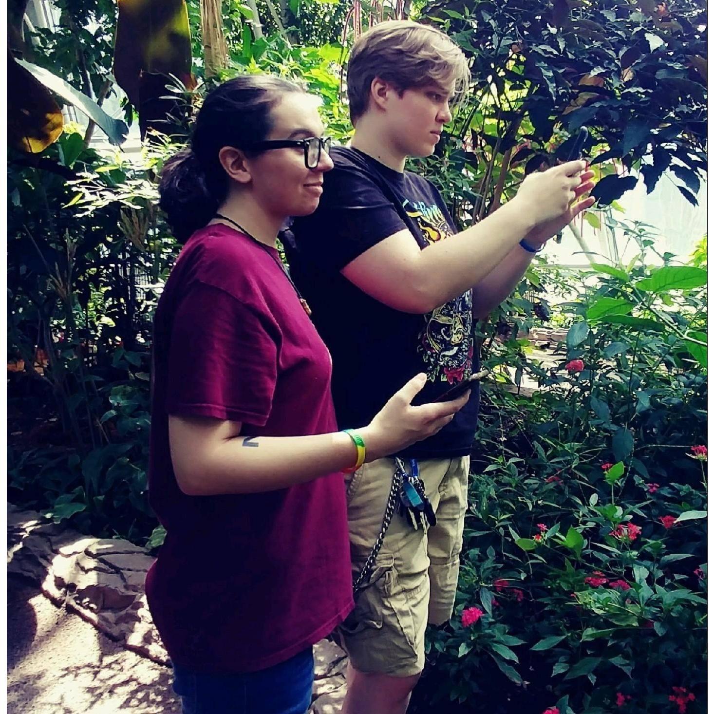 First time visiting Houston together. Natural Science Museum