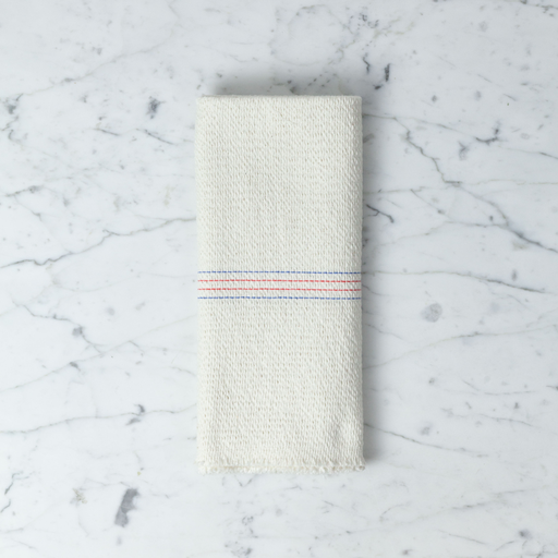 German Large Cleaning Cloth - Red and Blue Stripes