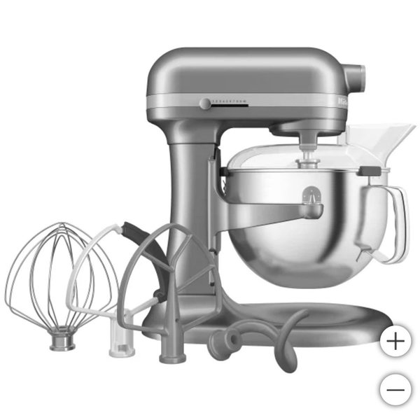 KitchenAid 6 Quart Bowl-Lift Stand Mixer with Attachments and Pouring Shield