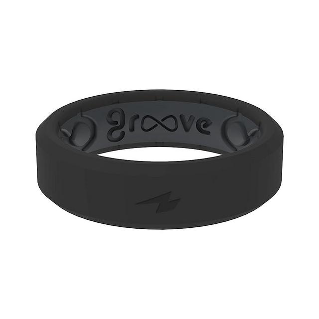 Groove Life Zeus Thin Silicone Ring Breathable Rubber Wedding Rings for Women, Lifetime Coverage, Unique Design, Comfort Fit Ring