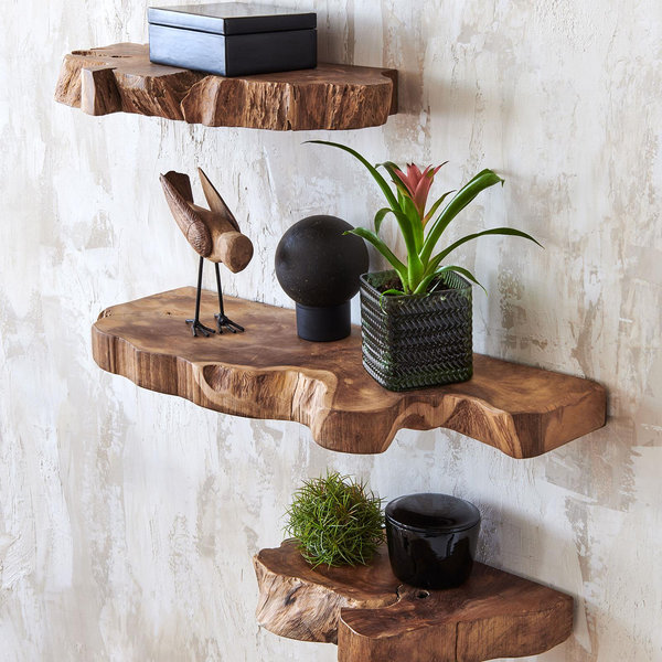 Design Ideas Takara Live Edge Shelf