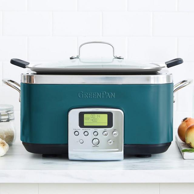 GreenPan™ Elite Slow Cooker 6-Qt., Deep Teal