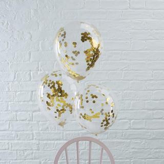 5-Pack Confetti Balloons, Set of 4