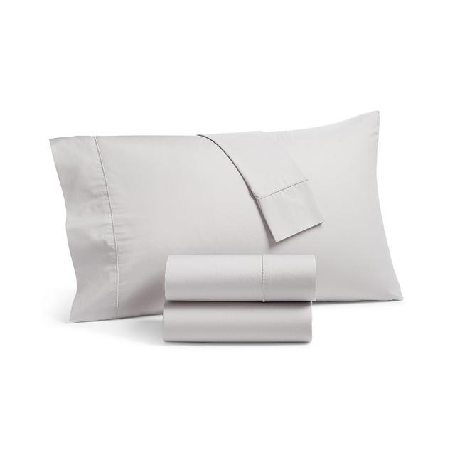 Martha Stewart Collection 400-Thread Count Percale 4-Pc. Solid King Sheet Set, Created for Macy's