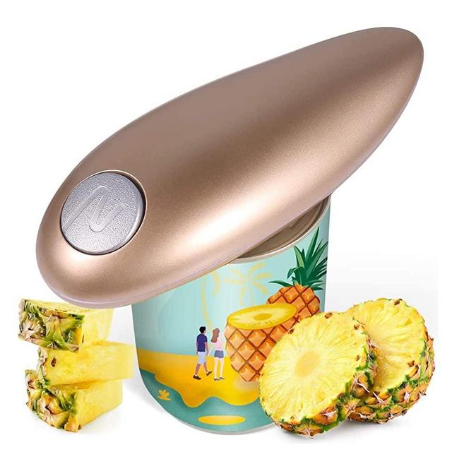 Electric Can Opener, Can Opener Electric No Sharp Edge, Electric Can Openers for Seniors, Arthritis and Chef, Electric Can Opener For Kitchen One Touch To Open Can