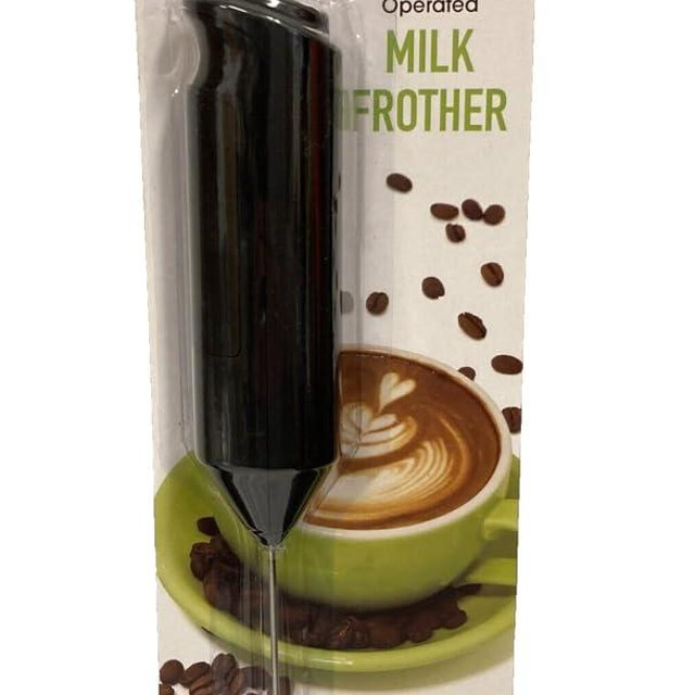 Generic ABS Plastic and food grade stainless steel whisk, Battery Operated, Portable Coffee Frother for Milk Foam, Latte/Cappuccino Frother, Frappe for Drinks, Hot Chocolate, GSSK01WM22