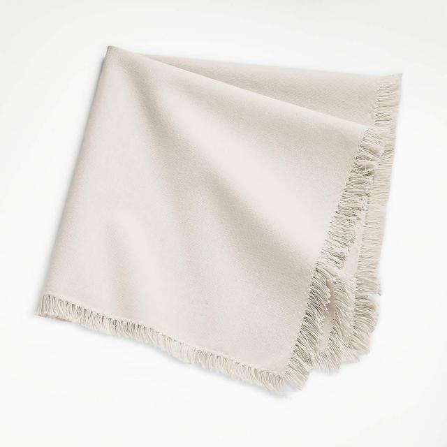 Craft Birch Beige Cotton Fringe Napkin