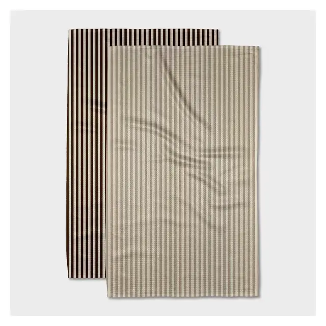 Geometry Tea Towel Set Spruce