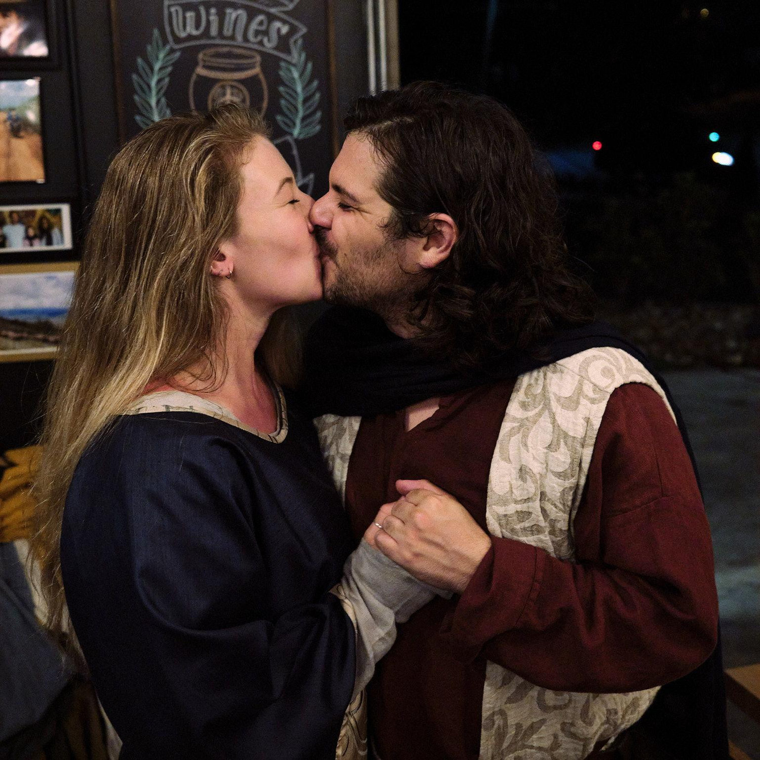 We first announced our love in public-- Gagimarjos!