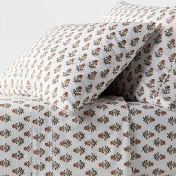 Sheet Set - Mum Flower - King