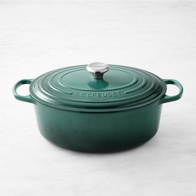 Le Creuset Signature Enameled Cast Iron Oval Dutch Oven, 8-Qt., Artichaut