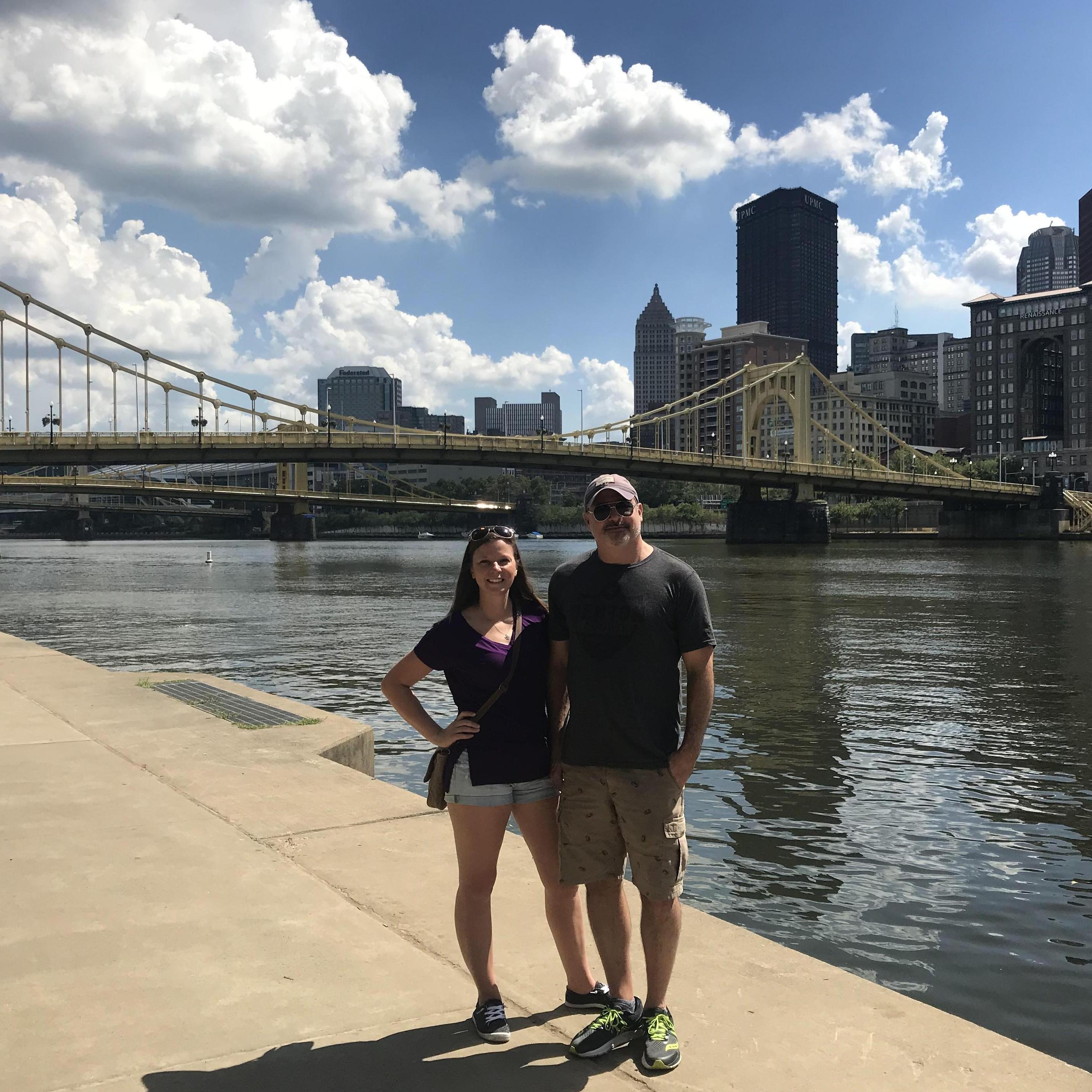 George’s first trip to Pittsburgh, 2018