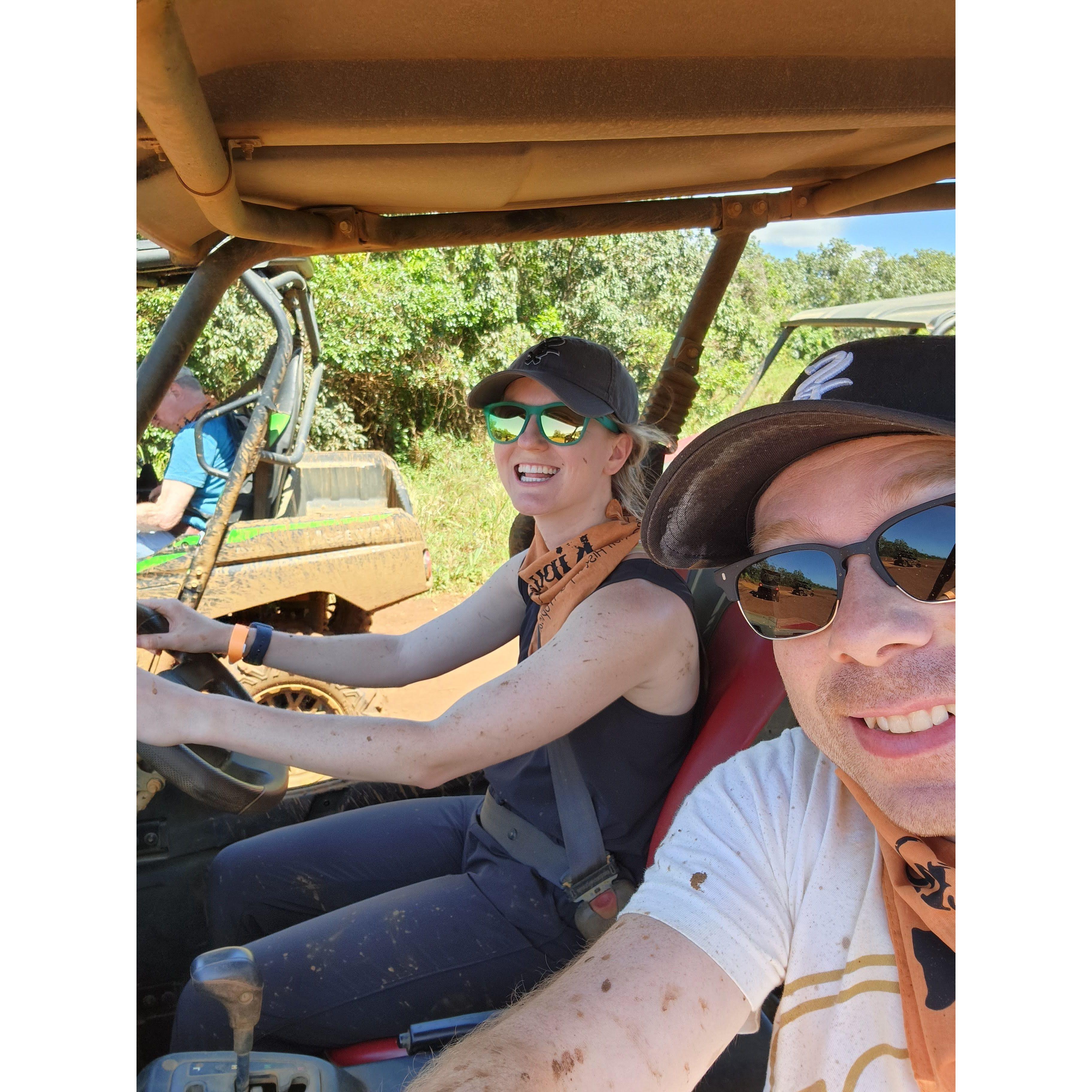 Exploring Kauai on ATVs!
