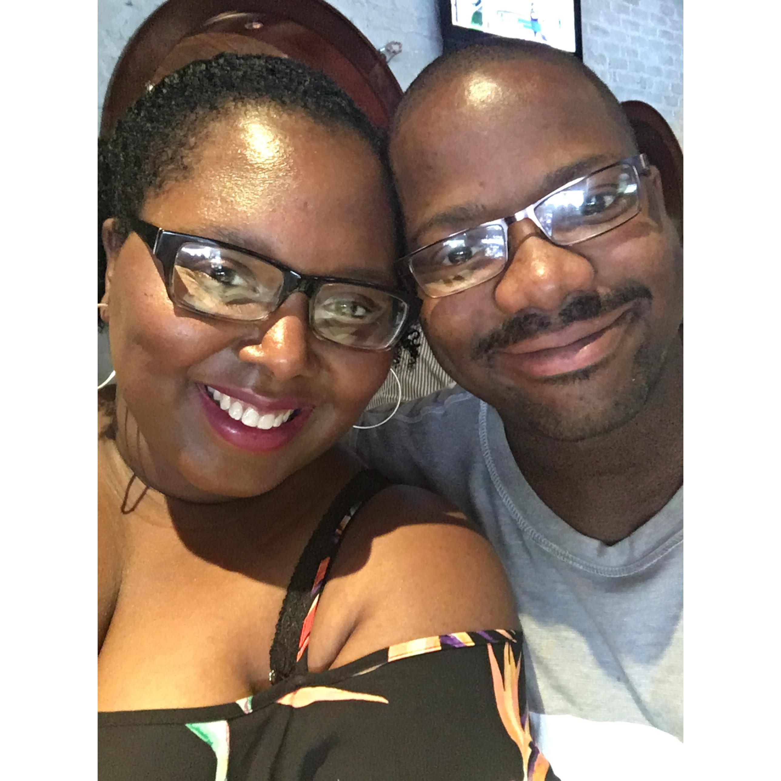 Brian's birthday lunch in June 2017