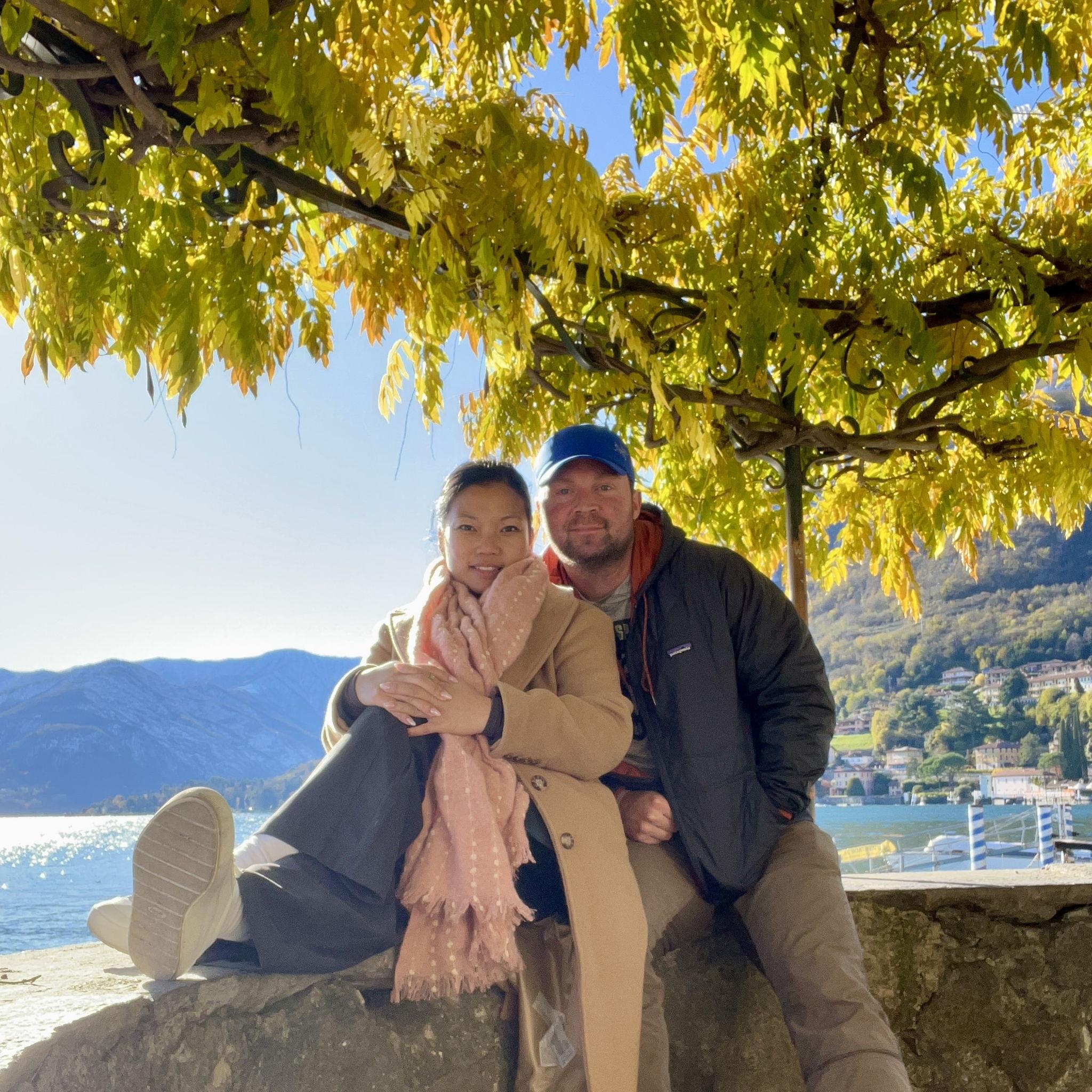 Lake Como for Kristine's birthday 2 years ago.