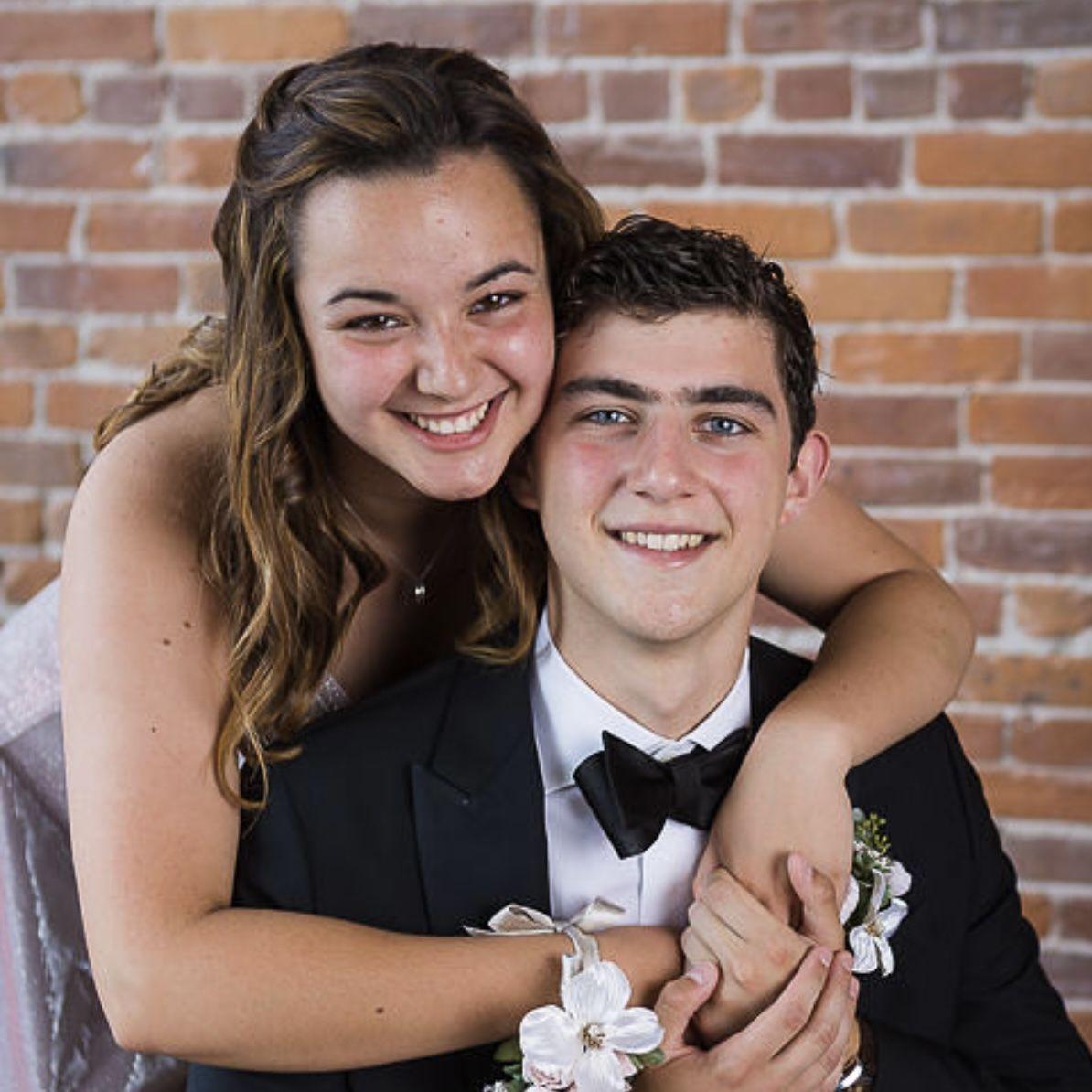 We got these photos done at a local studio before prom and they are still some of our favorites!