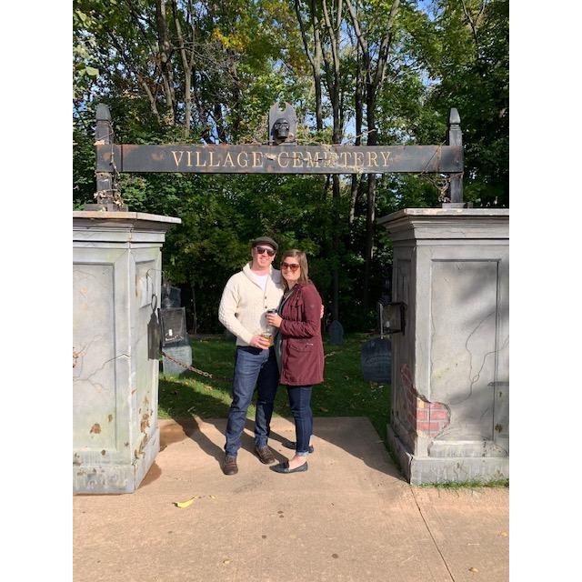 Brendan and Lindsey at Greenfield Village.