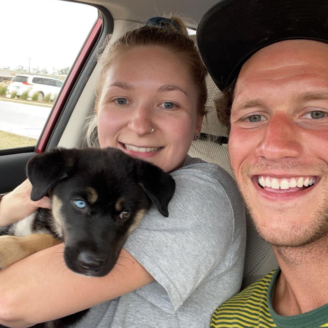 The day we picked up our Baby Luka
