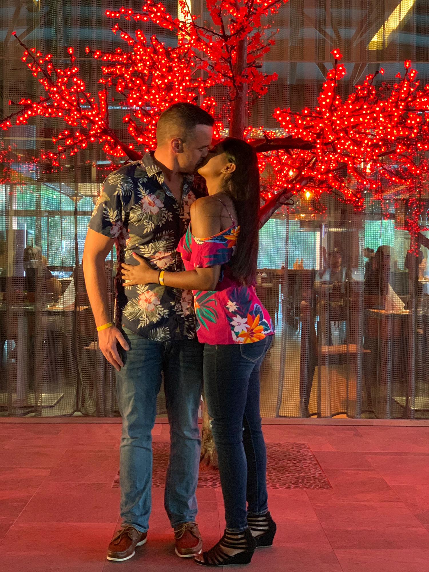 Outside our favorite restaurant in Barcelo (youβll get to see it soon!)