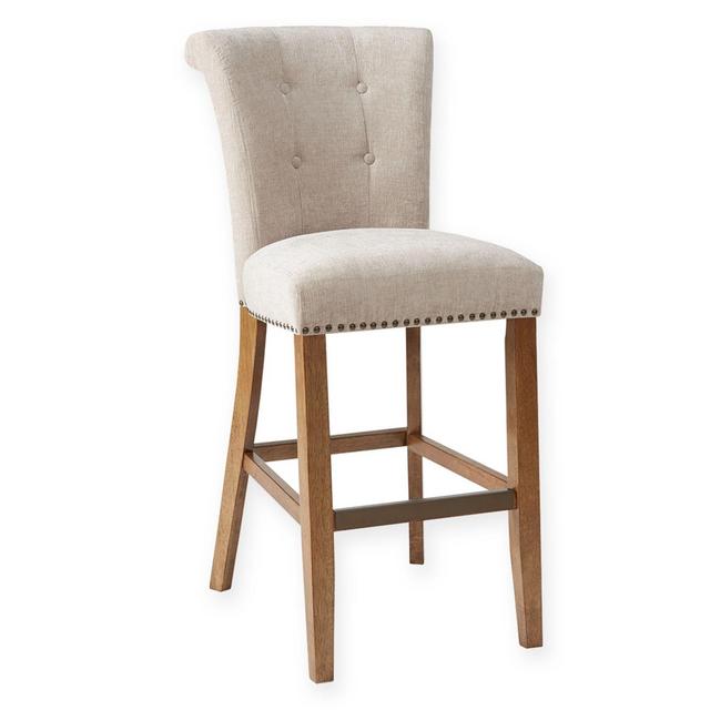 Madison Park Colfax Bar Stool in Cream
