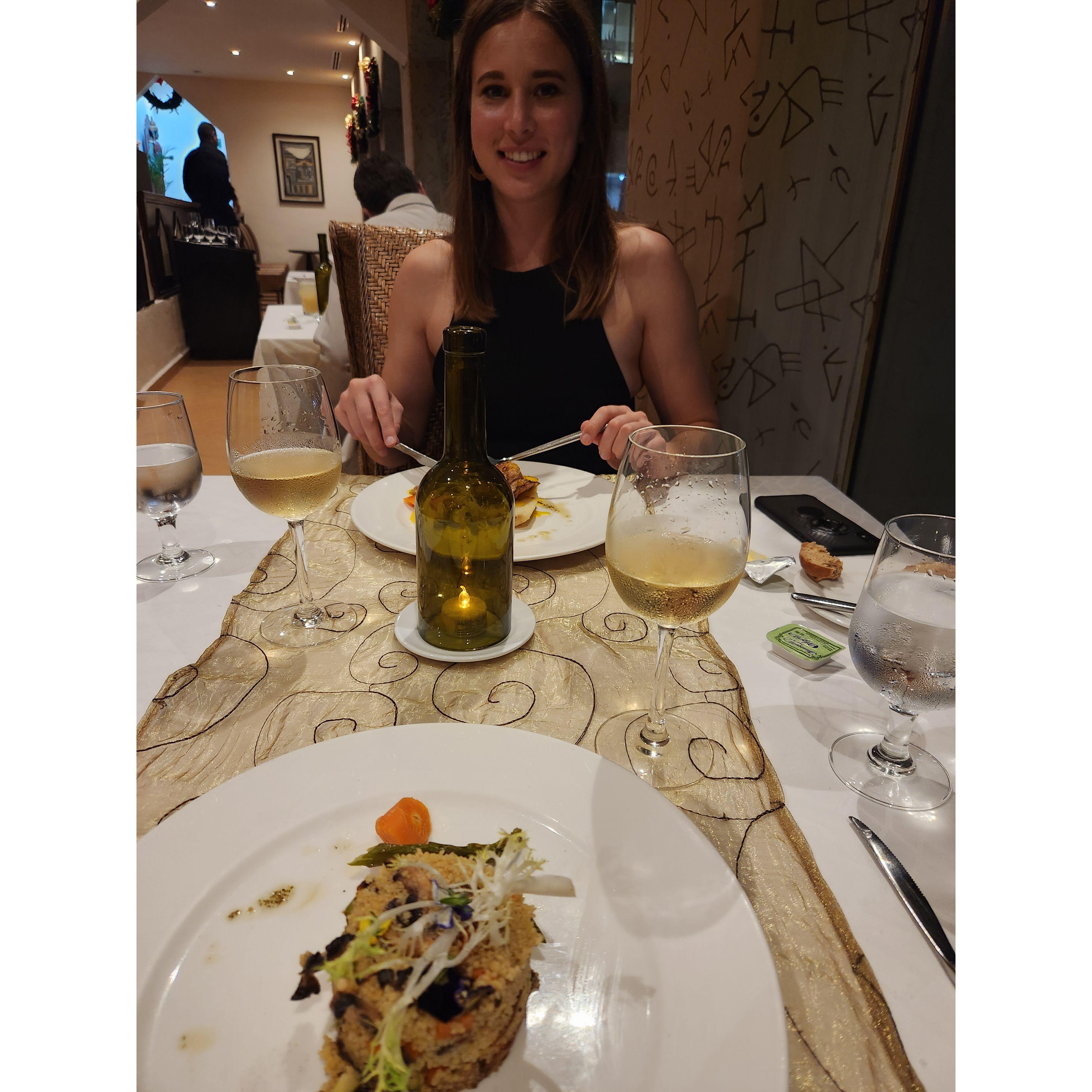 Our first date!