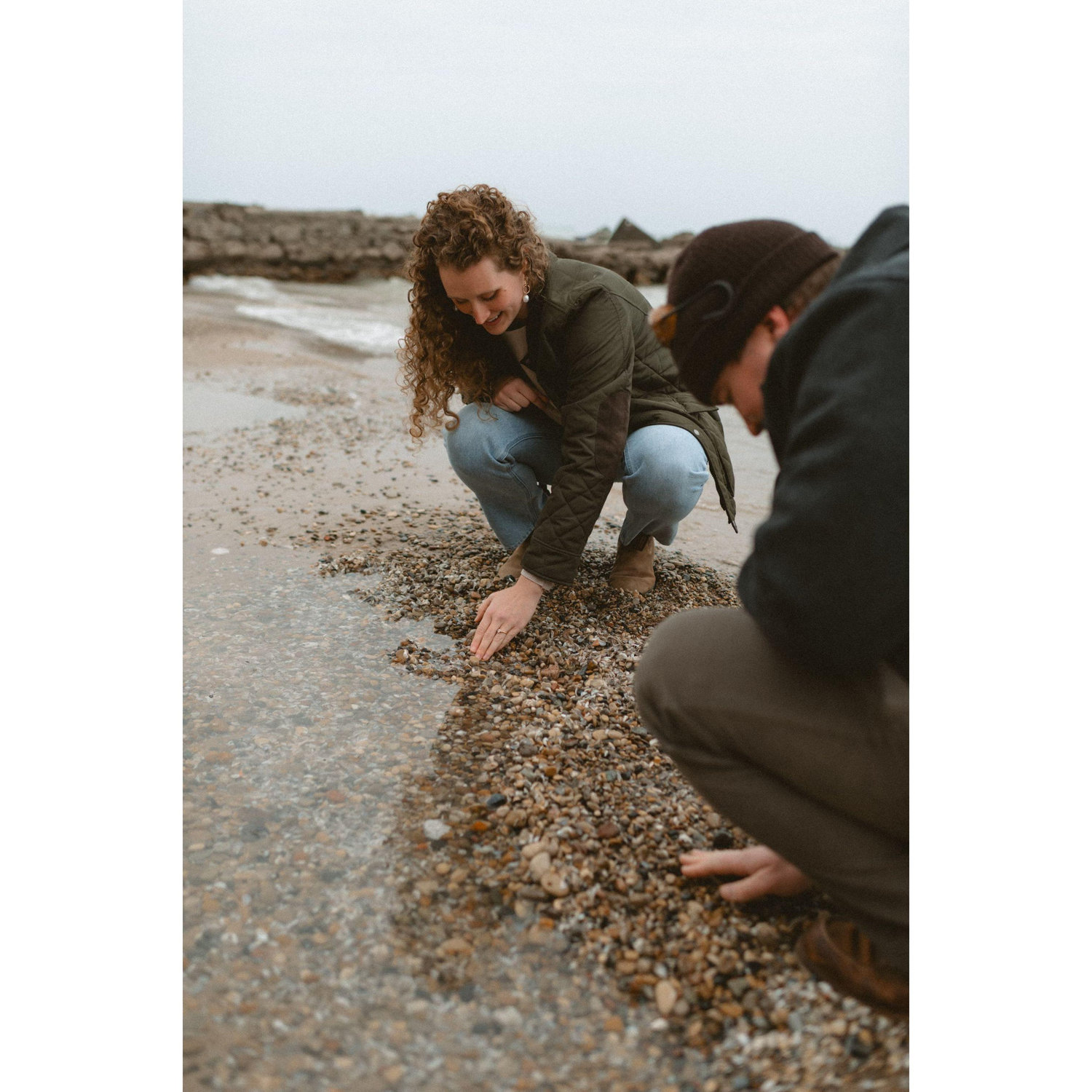 Finding beach glass