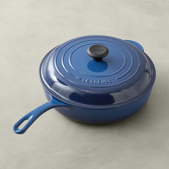 Le Creuset Signature Deep Sauté Pan, 4 1/4-Qt., Lapis