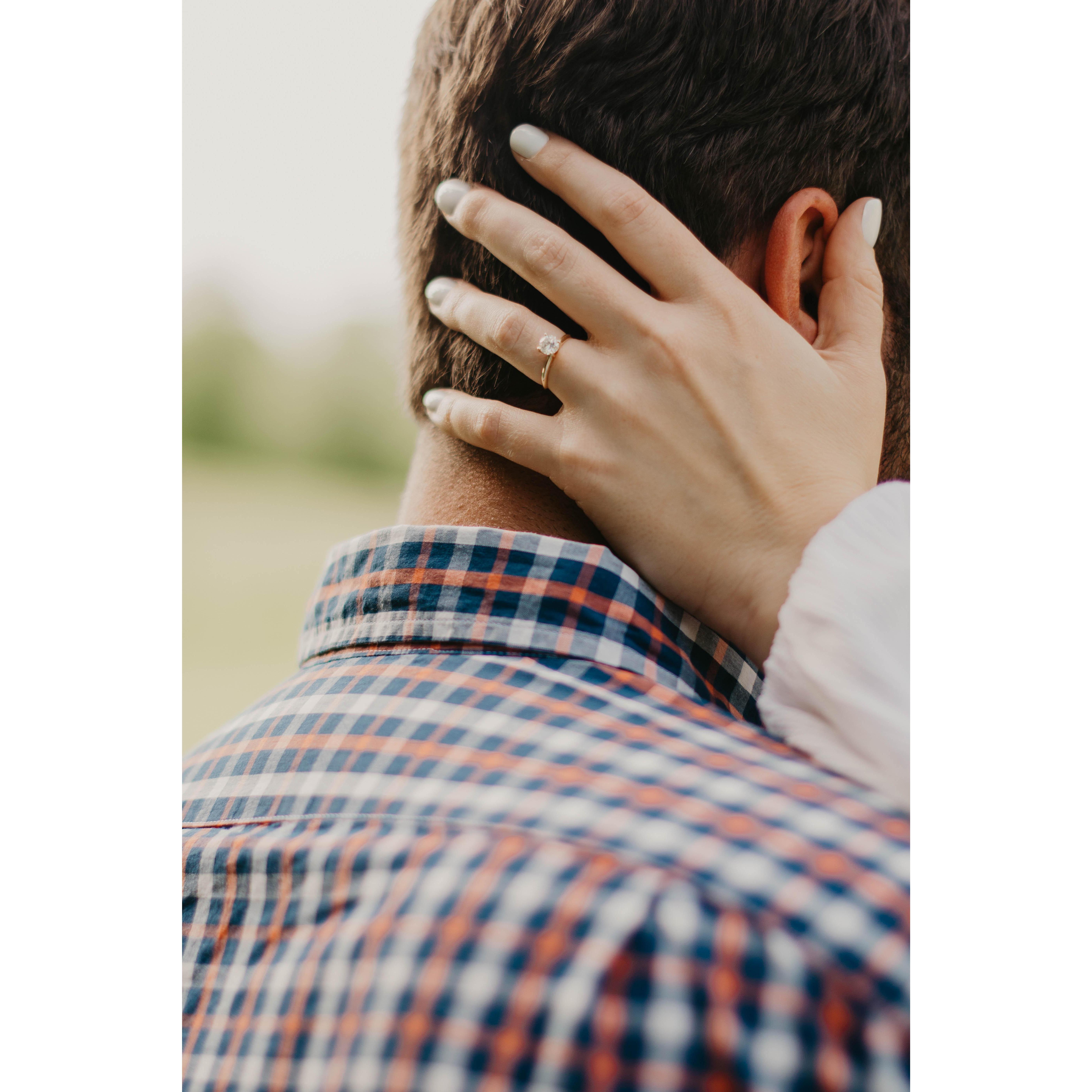 Engagement Photos by Cedar and Palm Photography.
