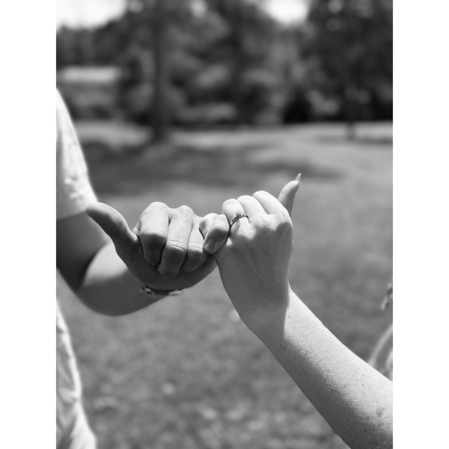 we always say pinky promise to absolutely everything