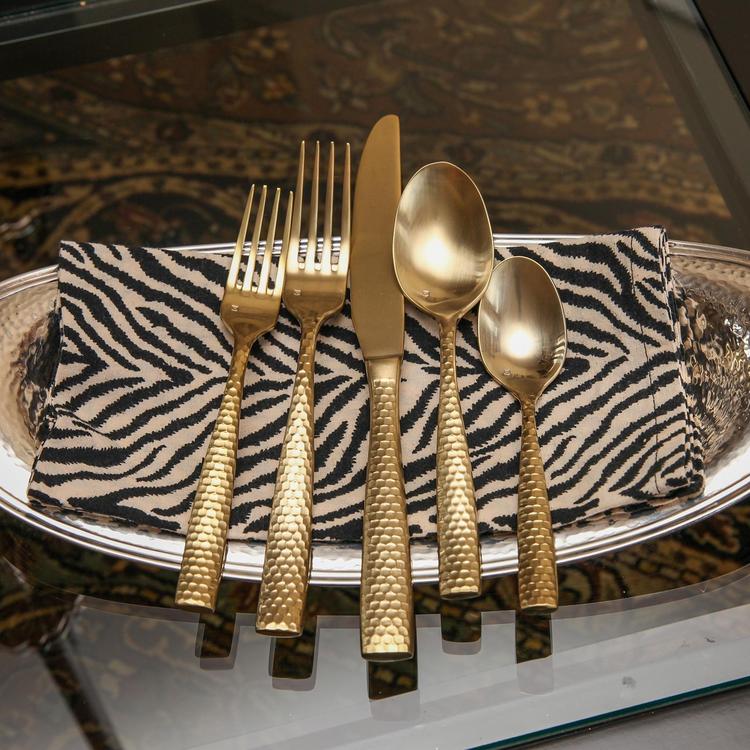 Set de couverts à viande pour 6 personnes en inox 12 pièces Texas