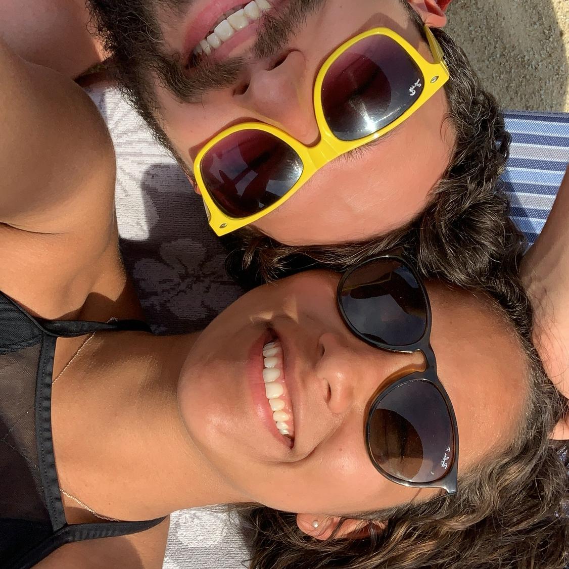 On some beach in Greece - soaking in the sun