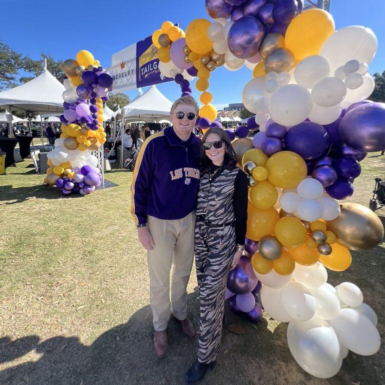 November 2024: Dallas' 1st LSU game! Geaux Tigers! Anna went to undergrad at LSU, and was so excited to show Dallas a Tiger Tailgate!!