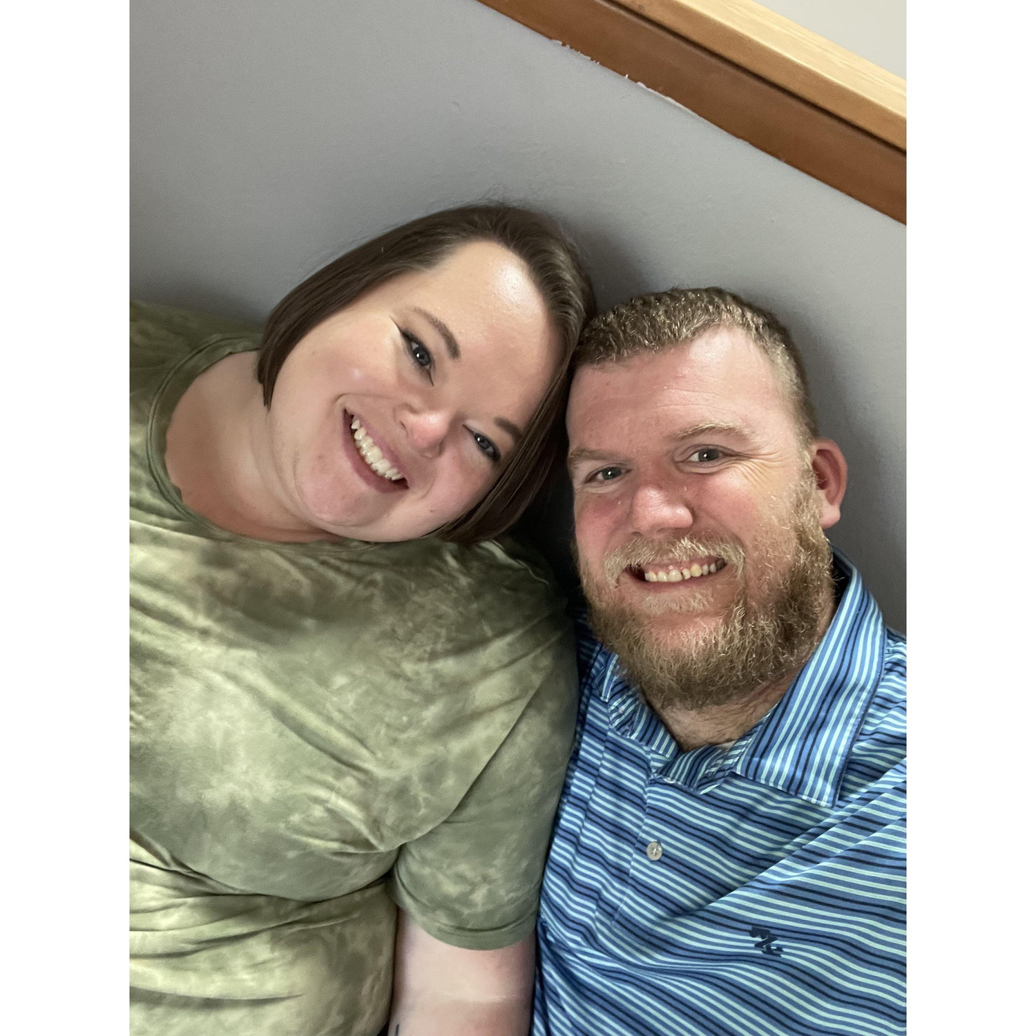 Our first selfie in OUR house.