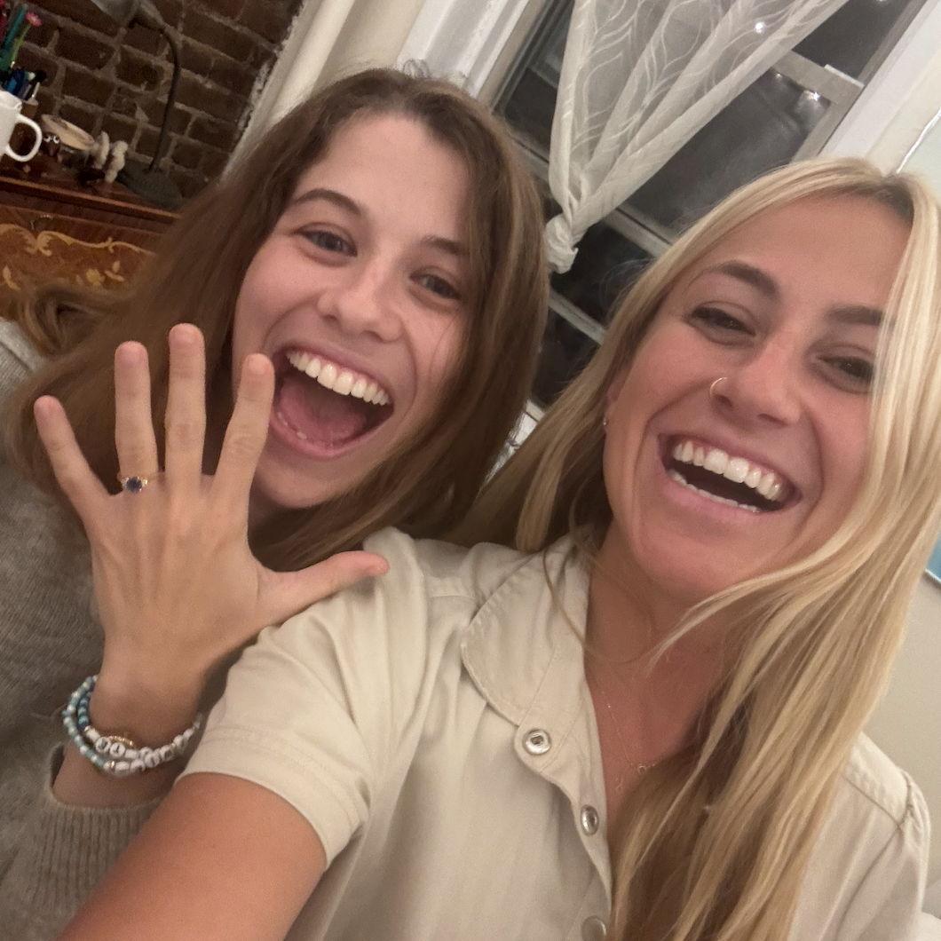 Tabitha proposed back (and Eliza said yes!)