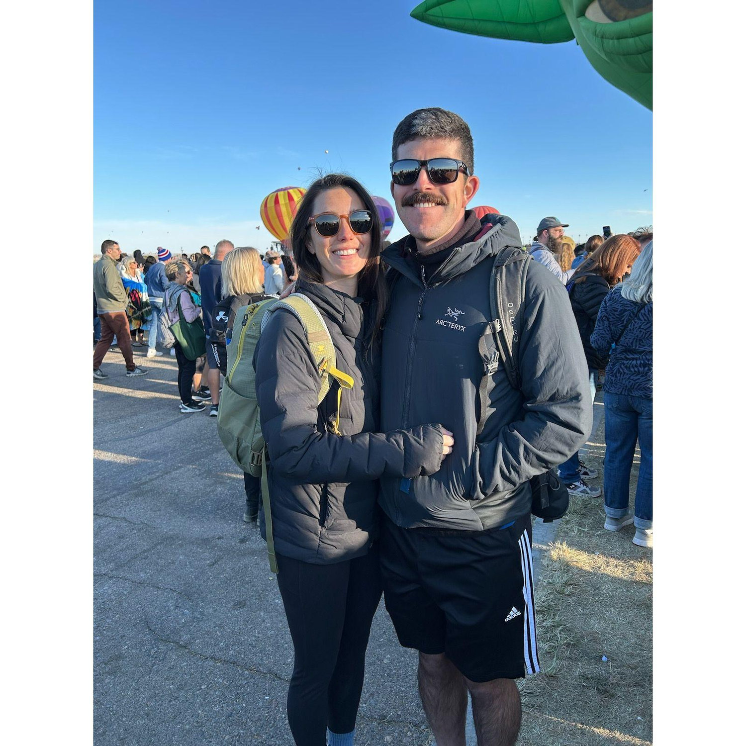First balloon fiesta! And bike-in tradition