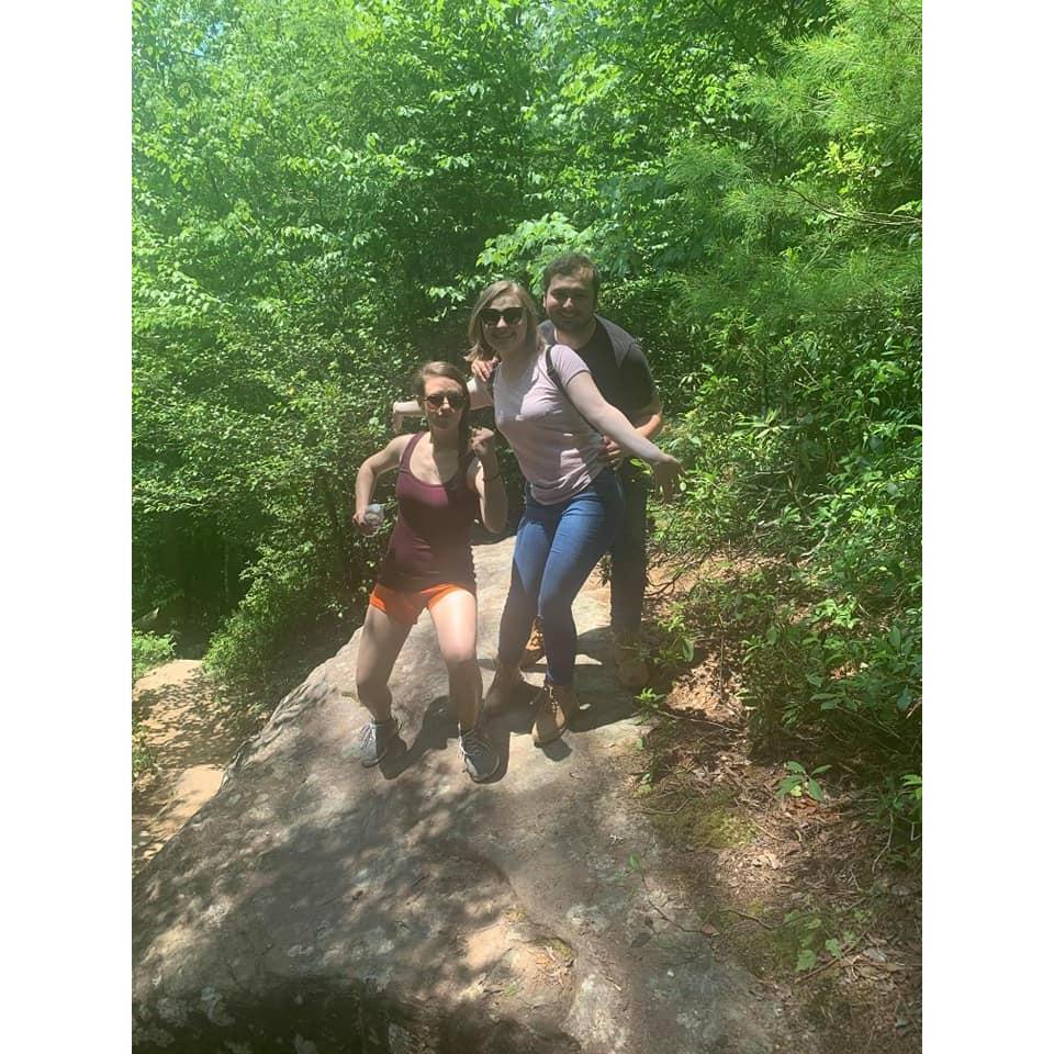 our first trip out of state together - we went hiking in kentucky with friends!