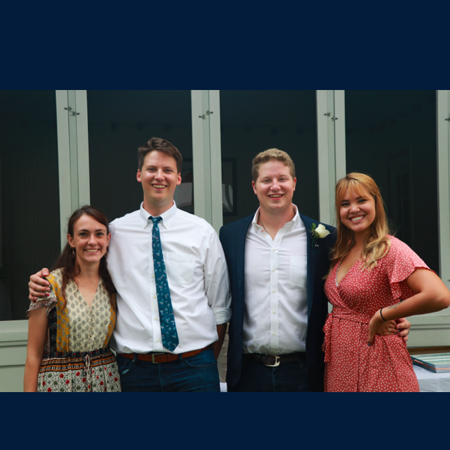 Summer 2018: Megan, Evan, Ruben, Steph